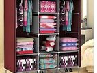 Wardrobe Cupboard - 3 Door Roll-over Cloth Storage