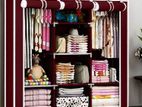 Wardrobe Cupboard 3-Doors Zipper Cloth-