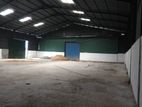 Warehouse for Rent in Kiribathgoda