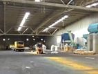 Warehouse space for rent in peliyagoda