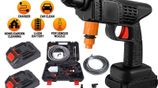 Wash Gun 48v Rechargeable Cordless High Pressure PSI 145 ( 2 x Battery).