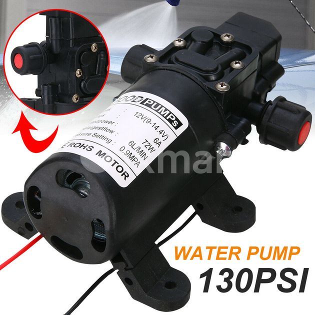 Water Pump High Pressure / Diaphragm 12v 70W PSI 130 - new for Sale in ...