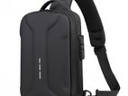 Waterproof Chest Bag with Usb Interface for Men