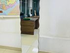 Wavy Standing Mirror with Wheels 507 🪞