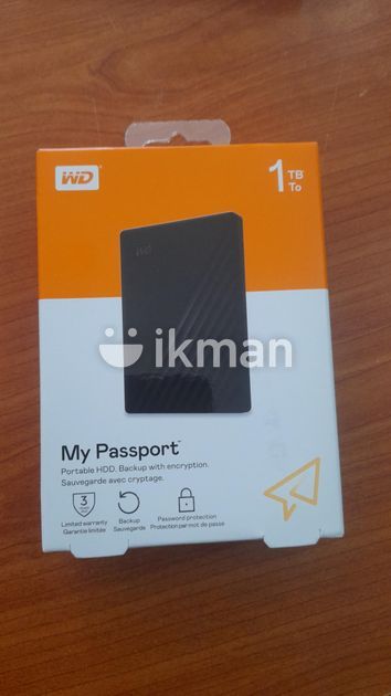 Wd Tb Hdd My Passport Portable Hard Disk For Sale In Chilaw Ikman