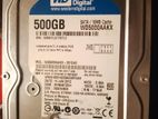WD 500GB Hard Drive for Parts