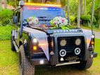 Wedding Car Hires - Defender with decoration