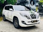 Wedding Car Hires —Land Cruiser Prado 150 white with decoration
