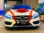 Wedding Car Hires - Mercedes Benz C 300 Premium with Red Decorations