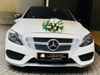 Wedding Car Hires -- Mercedes Benz C 300 with decoration