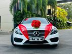 Wedding Car Hires - Mercedes Benz c200 with Red Deco