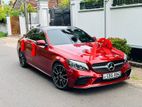 Wedding Car Red Benz C200 for Rent