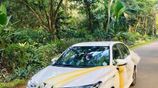 Wedding car rent Toyota axio hybrid