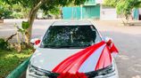 Wedding car rent Toyota axio hybrid