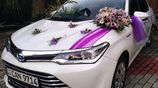 Wedding car toyota axio hybrid