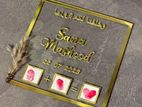 Wedding Memory Frame Designing