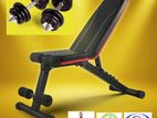 Weight Bench with Full Set HJ New