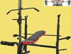 Weight Bench with Latpull Down Tower & Preacher Curl Pad