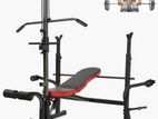 Weight Bench with Latpull Down Tower