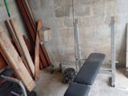 Weight Set with Adjustable Bench