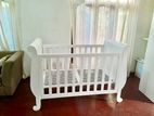 Well Used Baby Cot for Sale | 5 Feet New Paint