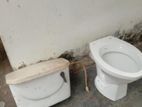Western Toilet Set with Flush Tank