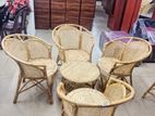 Wewal 4 Chairs with Stool