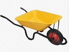 wheel barrow heavy yellow