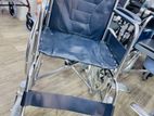 Wheel Chair Crome Plated Steel Frame Wheelchair