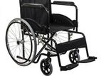 Wheel Chair Powder Coated Black Edition With Safety Belt