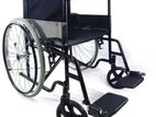 Wheel Chair Powder Coated Black Edition With Safety Belt