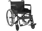 Wheel Chair Powder Coated Black Edition With Safety Belt