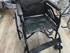 Wheel Chair Powder Coated Black Edition With Safety Belt