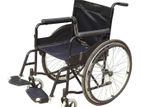 Wheel Chair Powder Coated Black Edition with Safty Belt