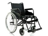 Wheel Chair Powder Coated Black Edition with seat bealt