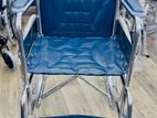 Wheelchair Crome Plated Steel Frame Wheel Chair
