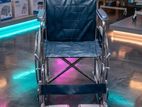 Wheelchair Crome Plated Steel Frame Wheel Chair