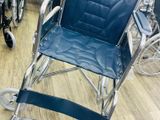 Wheelchair Crome Plated Steel Frame Wheel Chair