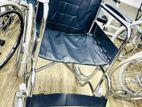 Wheelchair Crome Plated Steel Frame Wheel Chair