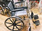 Wheelchair Fabric Padded Cushion with Alloy Wheel