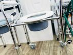 Wheelchair Powder Coated Black with Safety Belt