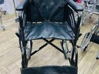 Wheelchair Powder Corted Black With Safety Belt (Does Not Rust)