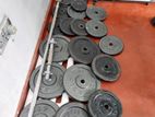 Wheels Rubber Coated Gym Dumbell