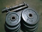 Weight Plates with Bar