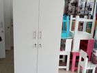 White 2 D Hanging Melamine Wardrobes