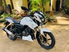 TVS Apache White 2018