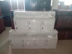 White 3 Door Cupboard (H-23)