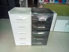 White 5 Drawer Cupboard