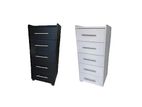 White 5 Drawer Cupboard