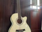White Acoustic Guitar